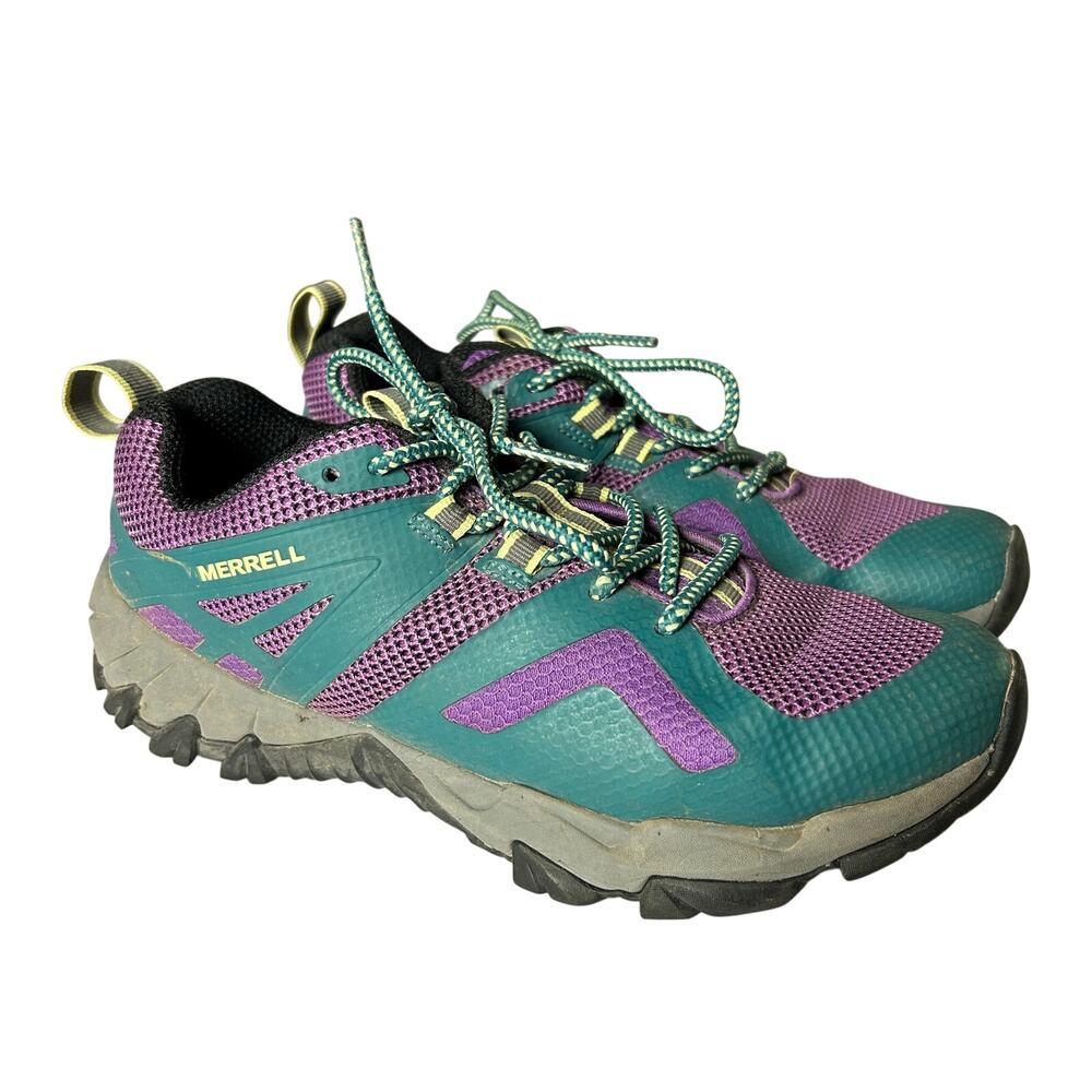 Merrell Womens Sz 7 Royal Blue & Dragonfly Purple Hiking Sneakers Outdoors